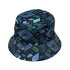 Computer Electronic Parts Dark Navy Bucket Hat - M - Black Stitching - -