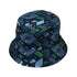 Computer Electronic Parts Dark Navy Bucket Hat - M - Grey Stitching - -