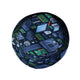 Computer Electronic Parts Dark Navy Bucket Hat - M - Black Stitching - -