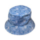 Computer Programmer Life Silver Blue Bucket Hat - M - Black Stitching - -