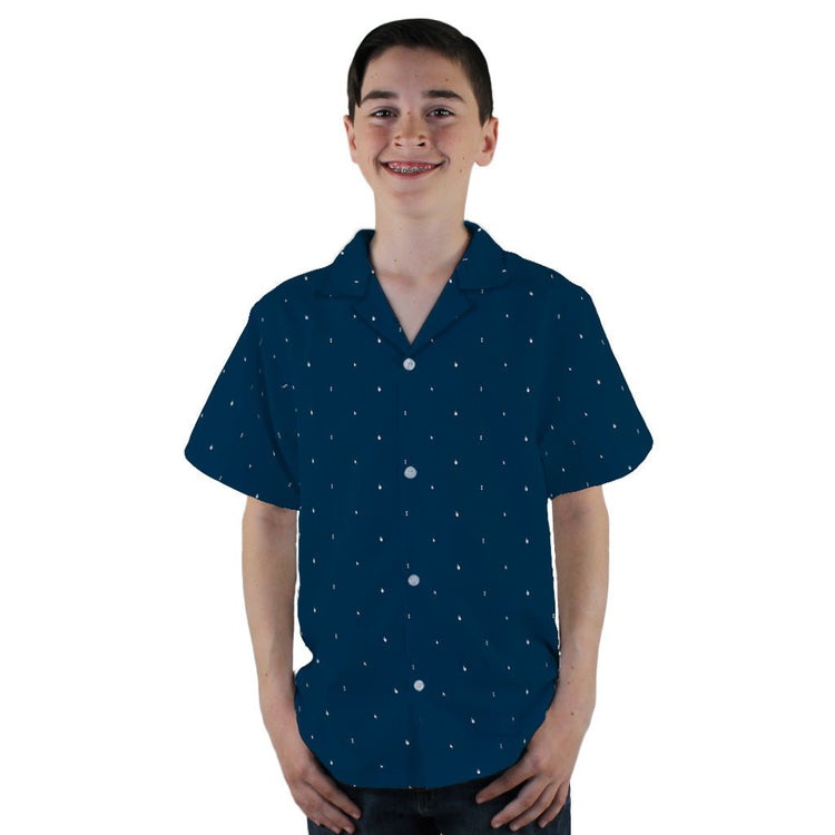 Dark Mouse Youth Hawaiian Shirt - YXS - -