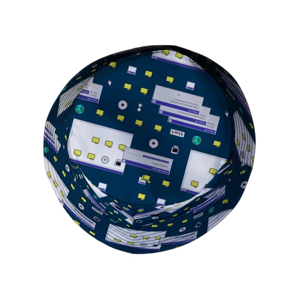 Dark Pattern98 Bucket Hat - M - Grey Stitching - -