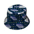 Dark Pattern98 Bucket Hat - M - Black Stitching - -