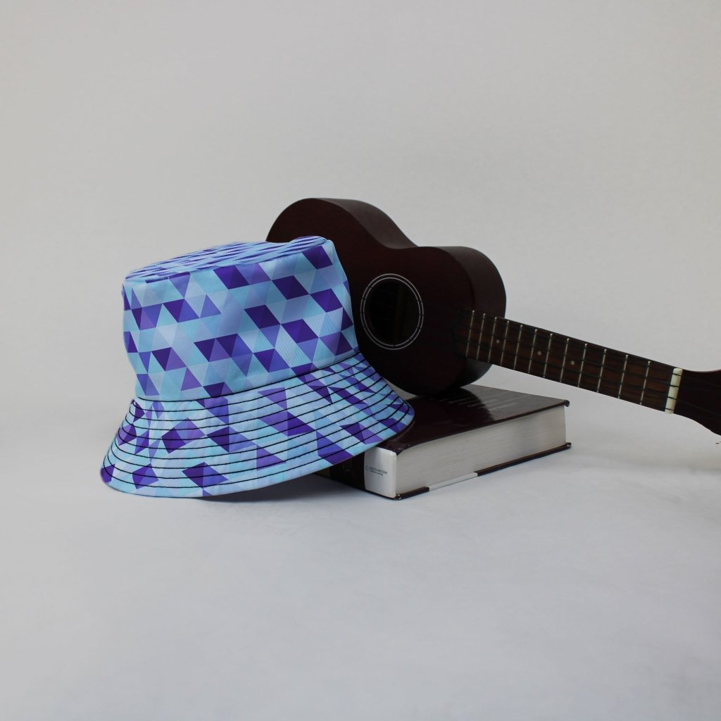 Deviant Polygons Bucket Hat - M - Black Stitching - -