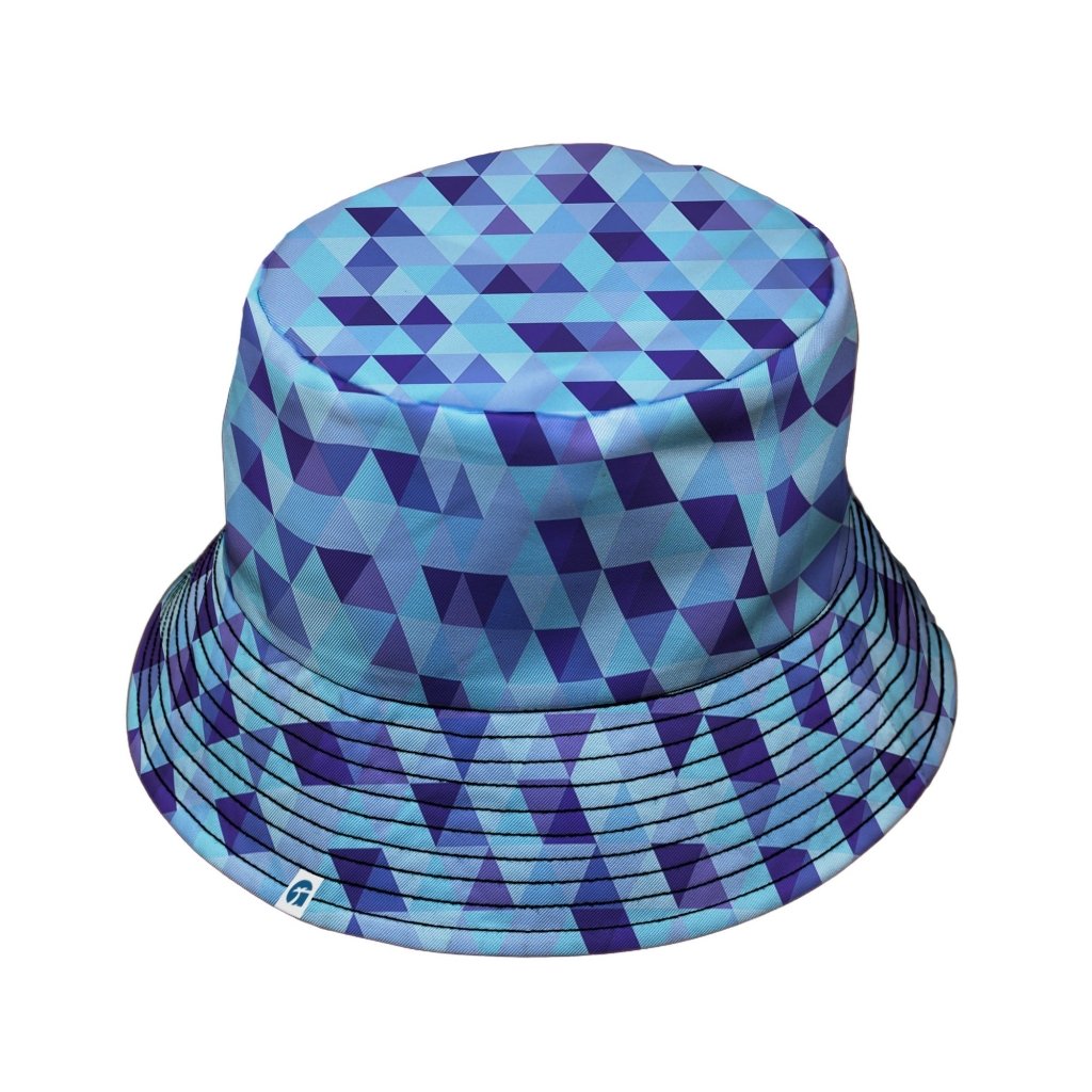 Deviant Polygons Bucket Hat - M - Grey Stitching - -