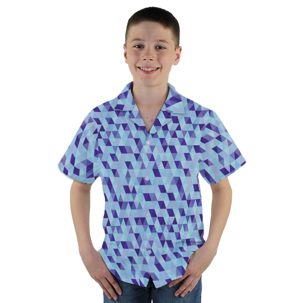 Deviant Polygons Youth Hawaiian Shirt - YM - -