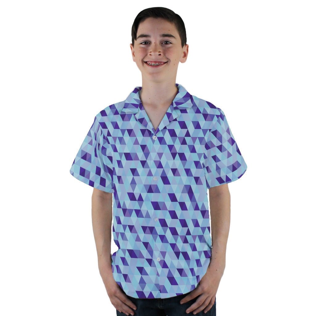 Deviant Polygons Youth Hawaiian Shirt - YL - -