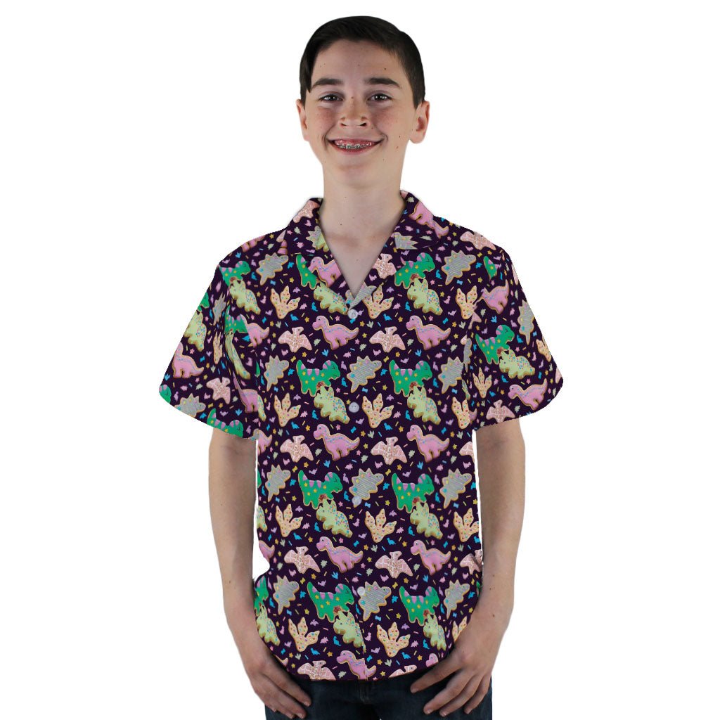 Dinonuts Youth Hawaiian Shirt - YL - -