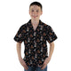 Dinosaur Galaxy Pizza Ships Youth Hawaiian Shirt - YM - -