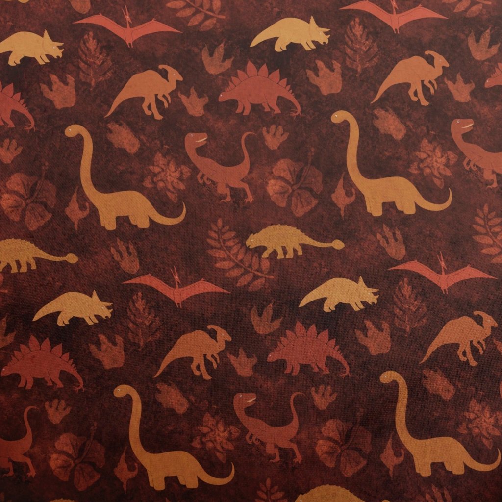 Dinosaur Tropical Fall Sunset Youth Hawaiian Shirt - YXS - -