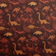 Dinosaur Tropical Fall Sunset Youth Hawaiian Shirt - YXS - -
