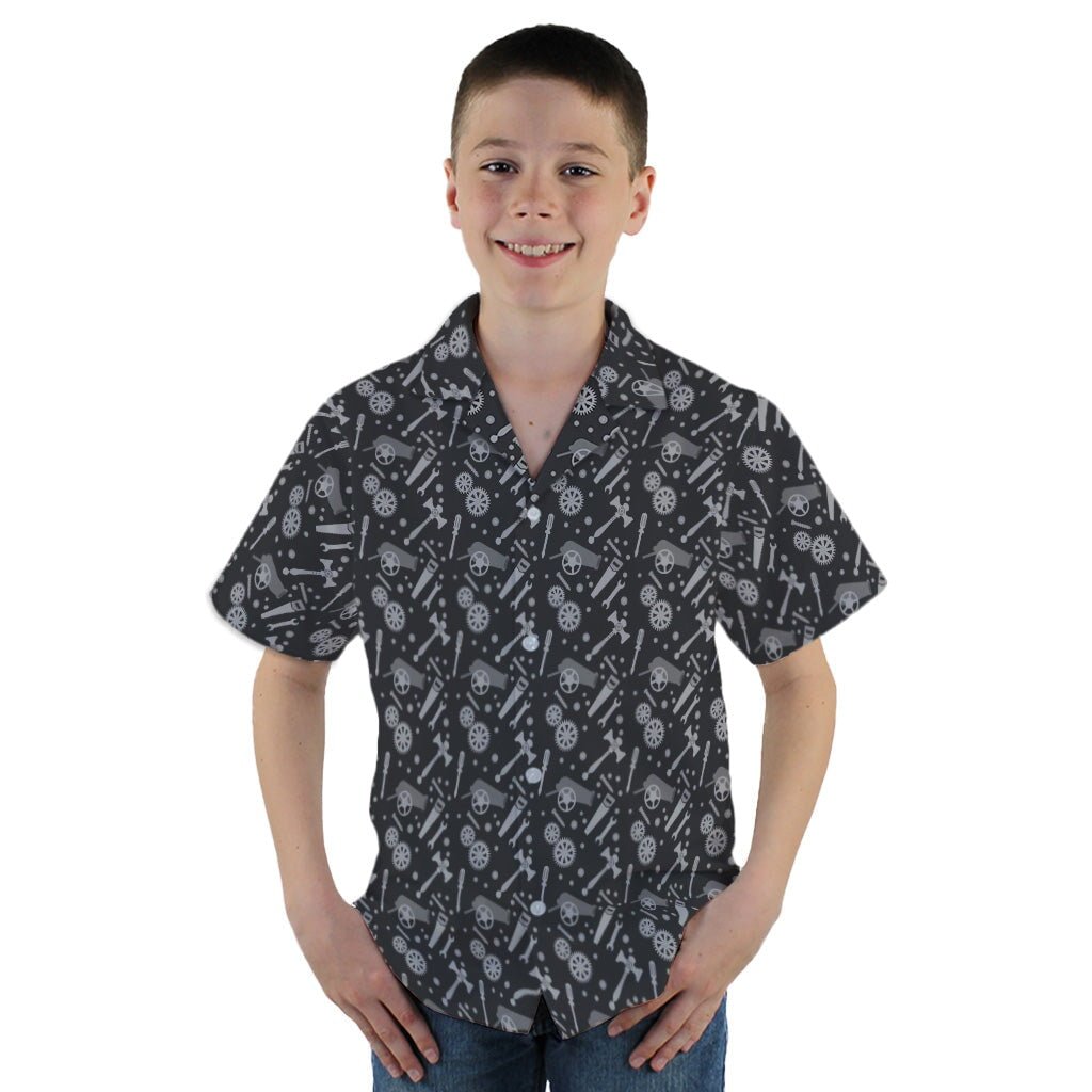 Dnd Artificer Class Youth Hawaiian Shirt - YM - -