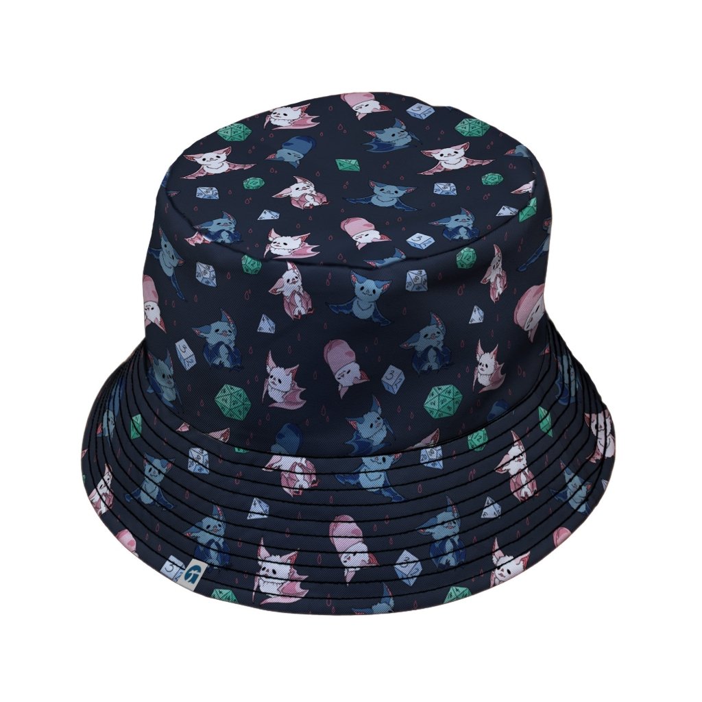 Dnd Bat Familiars Bucket Hat - M - Black Stitching - -