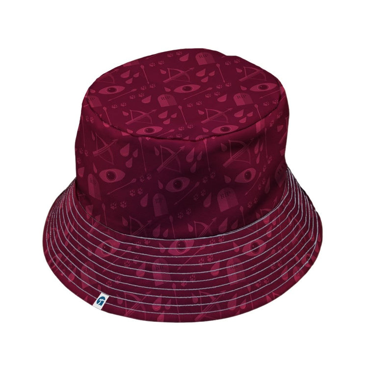Dnd Blood Hunter Class Bucket Hat - M - Black Stitching - -