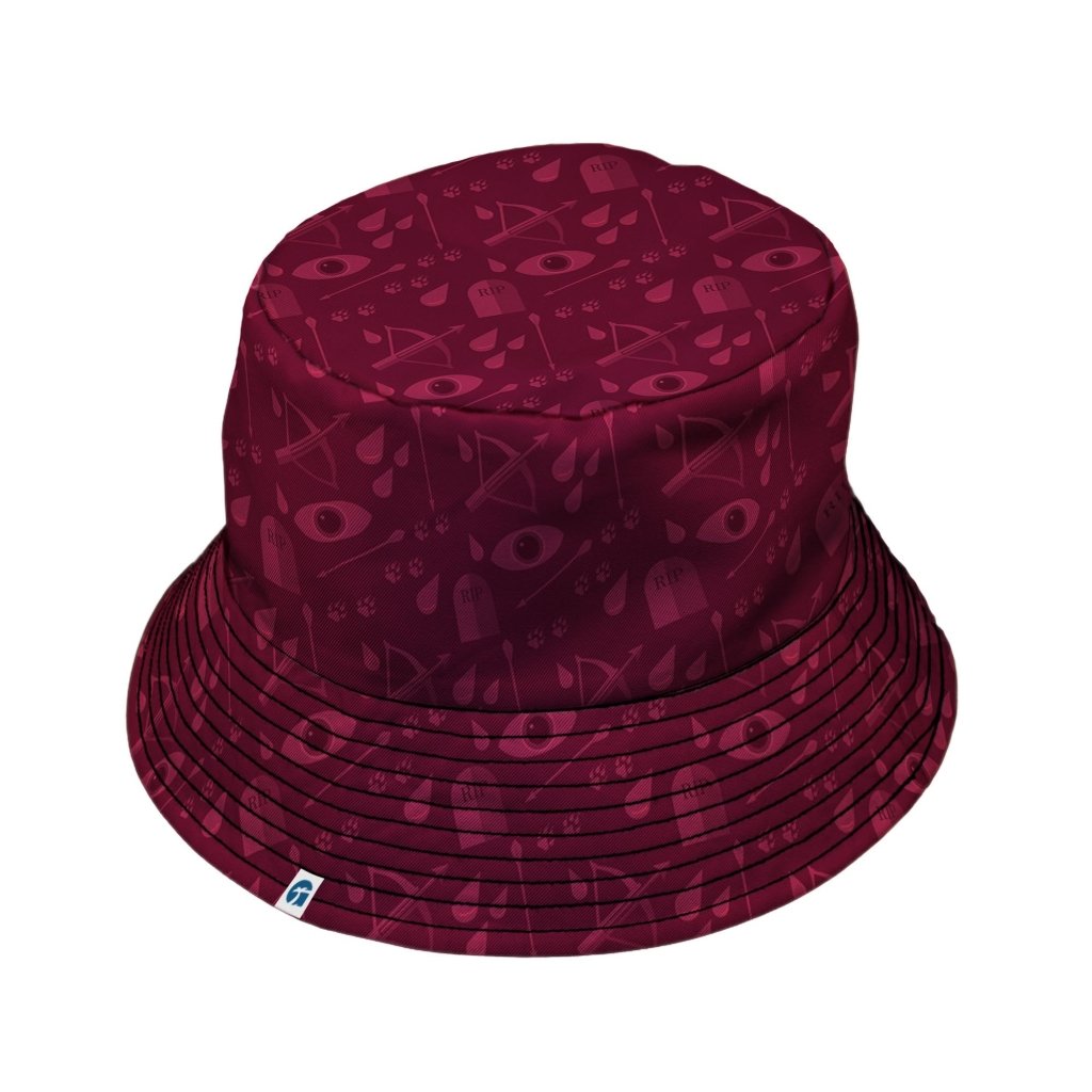 Dnd Blood Hunter Class Bucket Hat - M - Grey Stitching - -