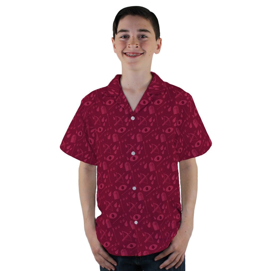 Dnd Blood Hunter Class Youth Hawaiian Shirt - YL - -