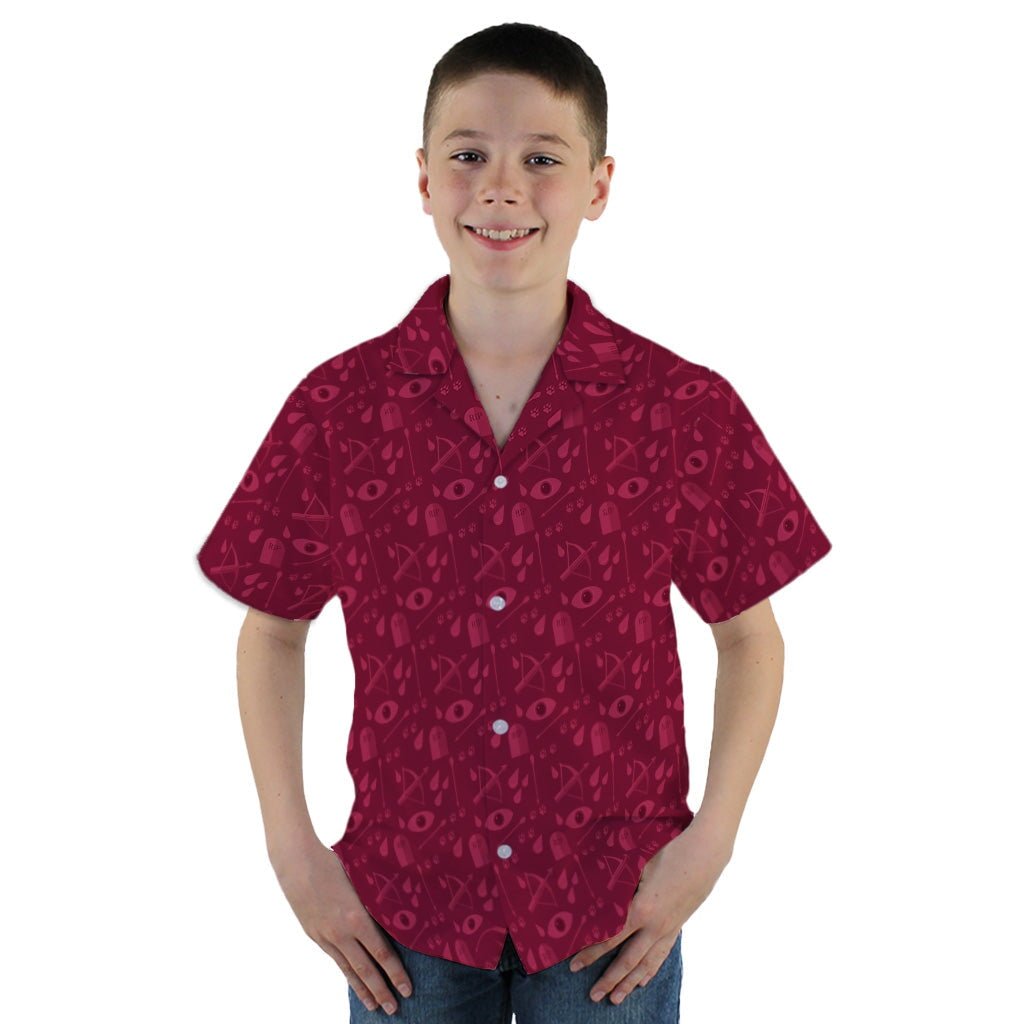 Dnd Blood Hunter Class Youth Hawaiian Shirt - YM - -