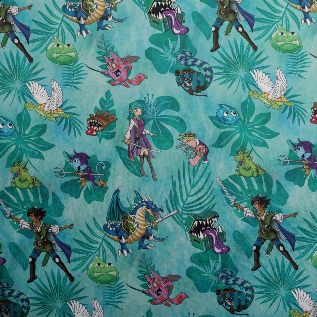 Dnd Cartoon Quest Youth Hawaiian Shirt - YXS - -