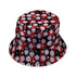 Dnd Christmas Red Plaid Bucket Hat - M - Black Stitching - -
