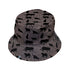 DND Dice Black Cats Bucket Hat - M - Grey Stitching - -
