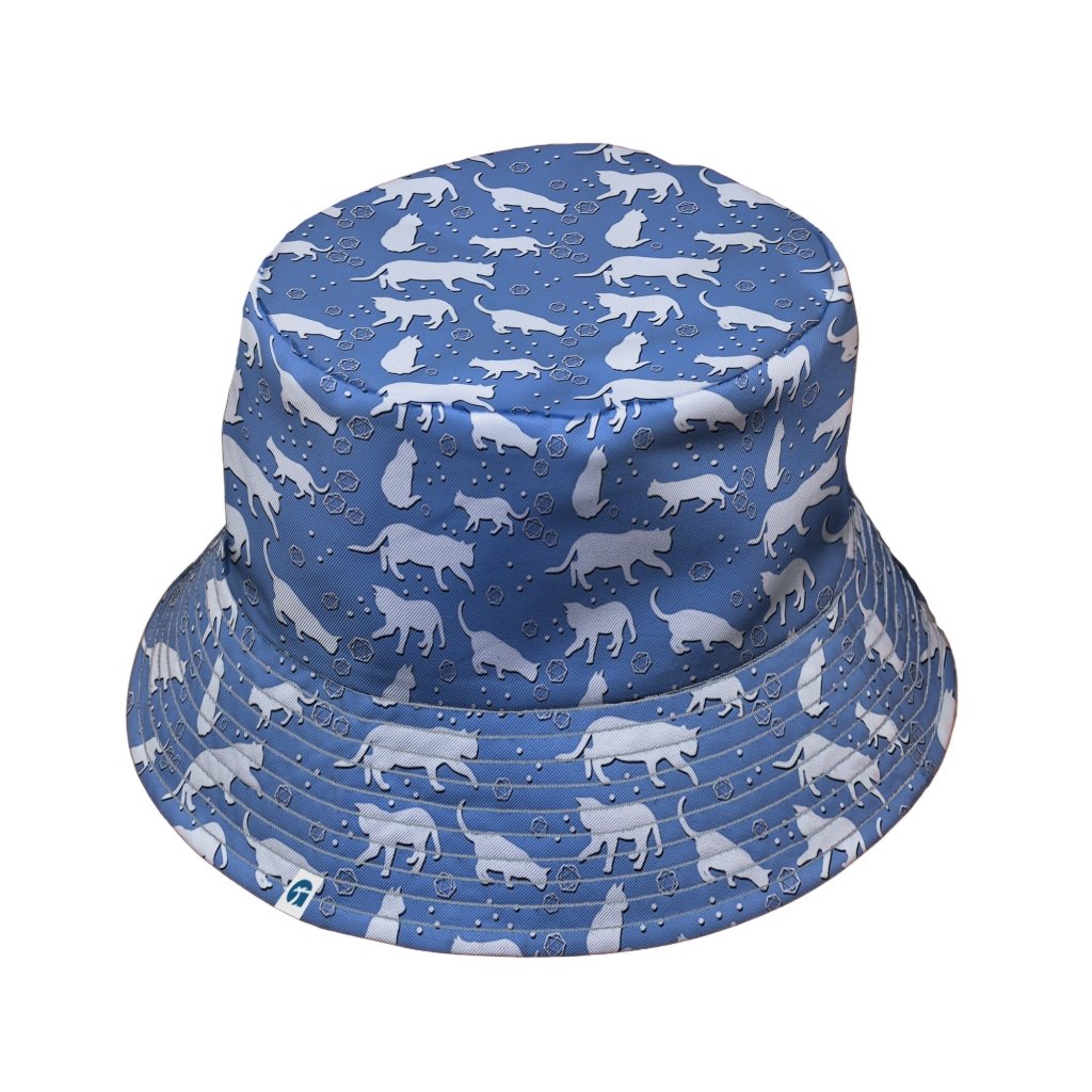 Dnd Dice Cats Bucket Hat - M - Black Stitching - -