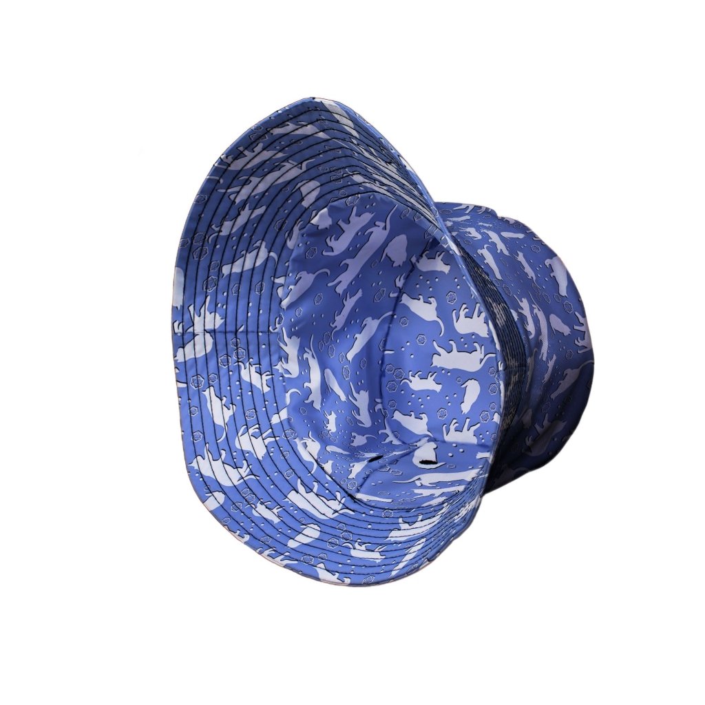 Dnd Dice Cats Bucket Hat - M - Grey Stitching - -