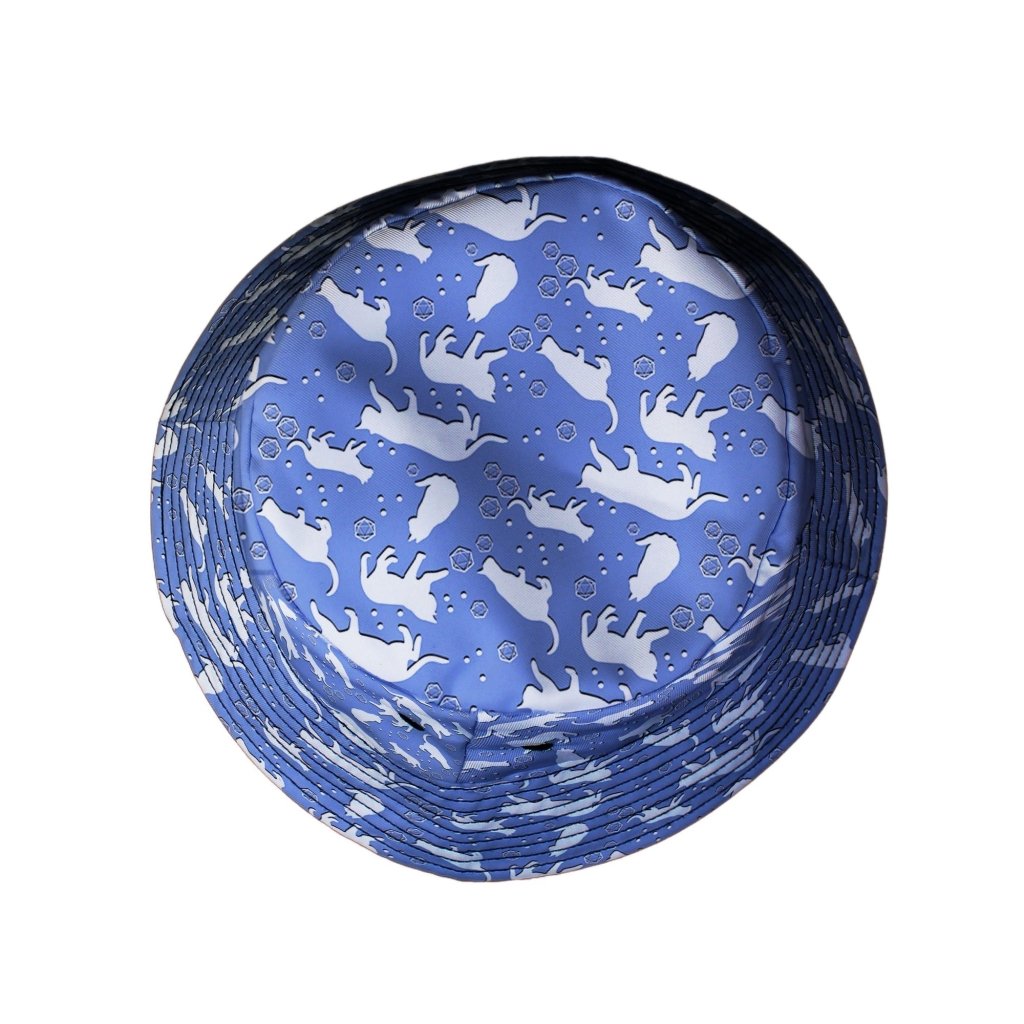 Dnd Dice Cats Bucket Hat - M - Grey Stitching - -