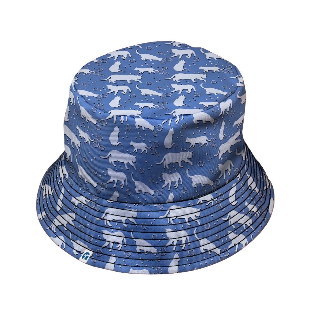 Dnd Dice Cats Bucket Hat - M - Grey Stitching - -