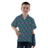 Dnd Dice Critters Teal Youth Hawaiian Shirt - YXS - -