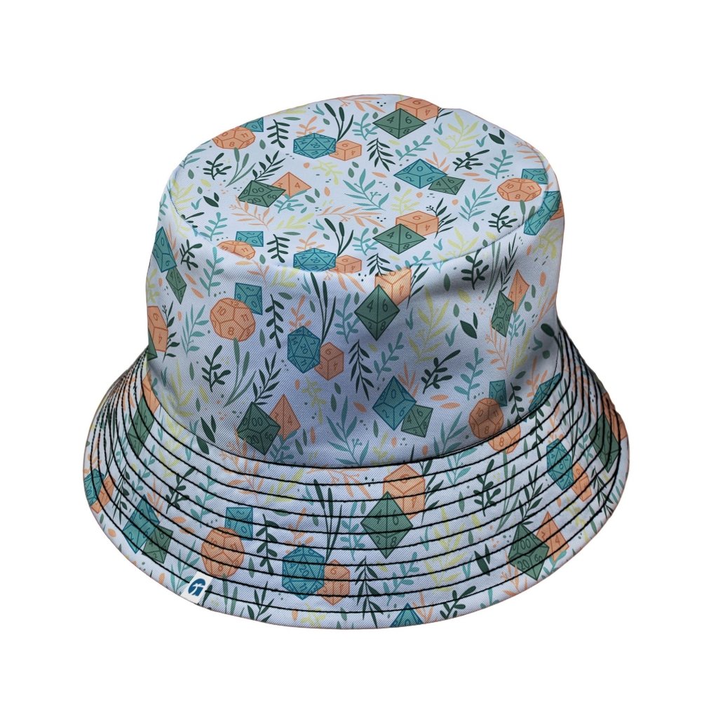 Dnd Dice Plants Bucket Hat - M - Grey Stitching - -