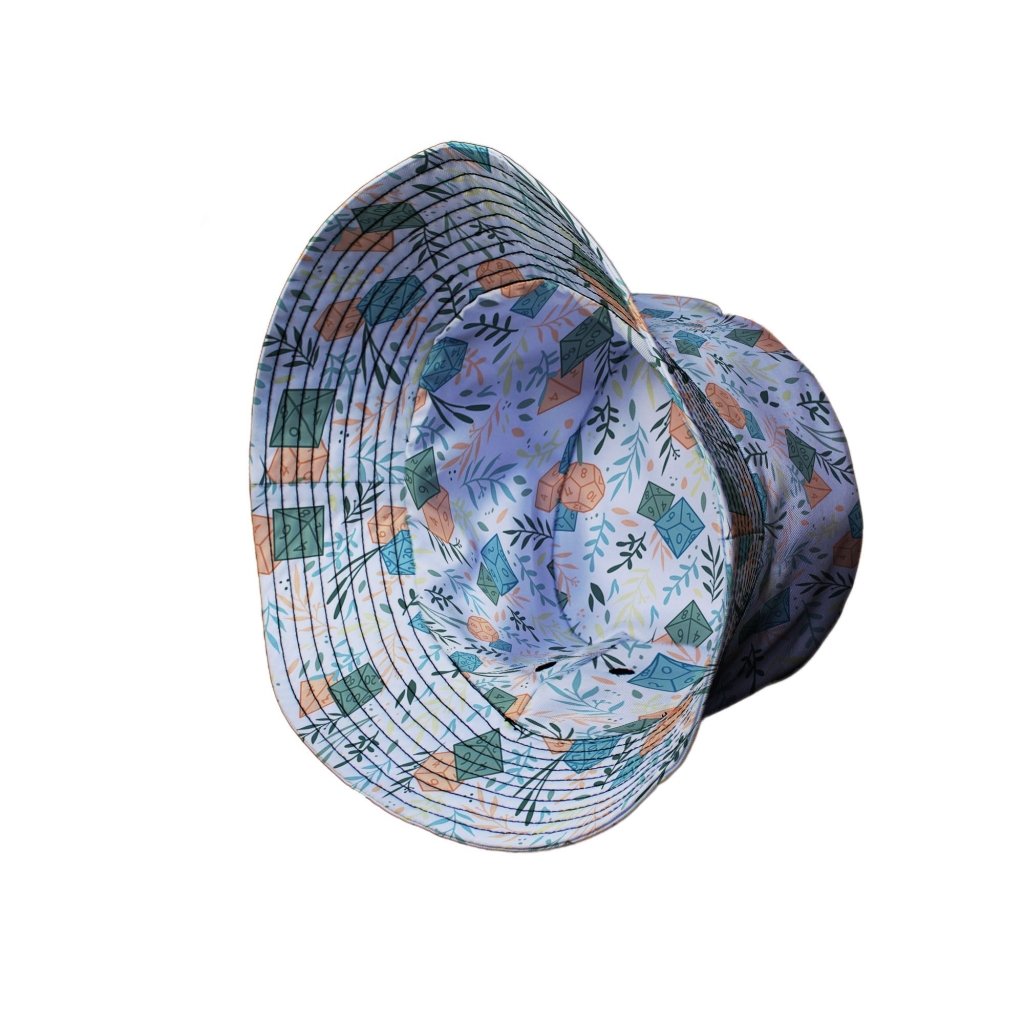 Dnd Dice Plants Bucket Hat - M - Grey Stitching - -