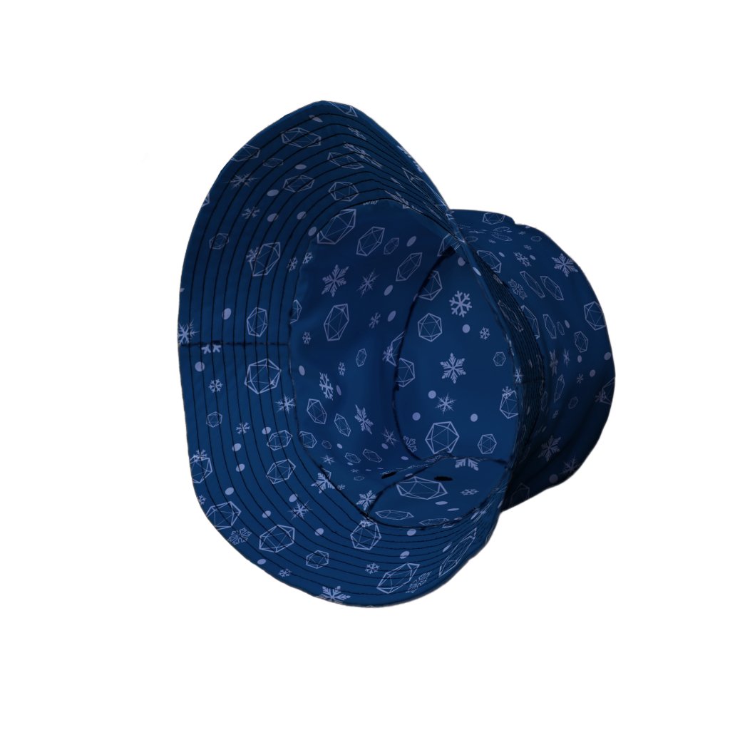 Dnd Dice Snowflake Bucket Hat - M - Grey Stitching - -