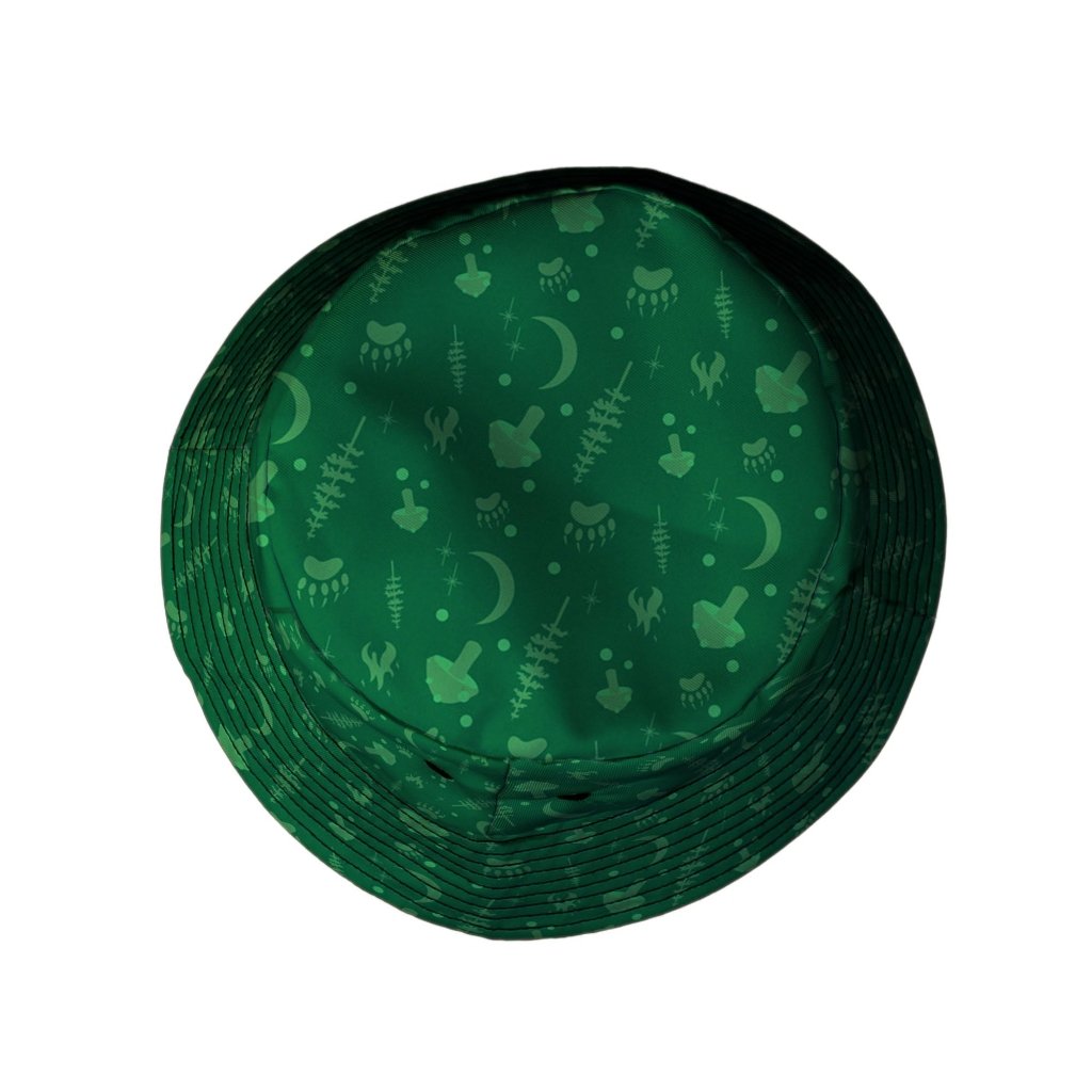 Dnd Druid Class Bucket Hat - M - Black Stitching - -