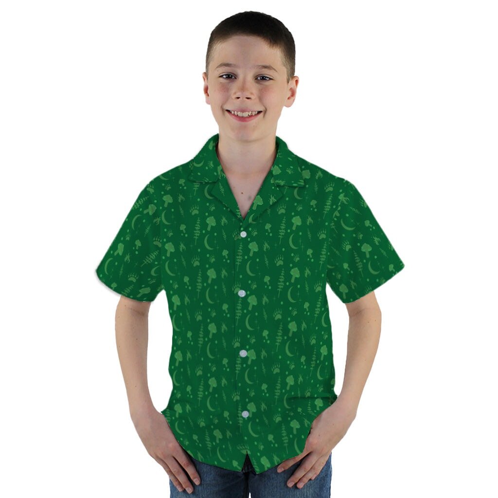 Dnd Druid Class Youth Hawaiian Shirt - YM - -