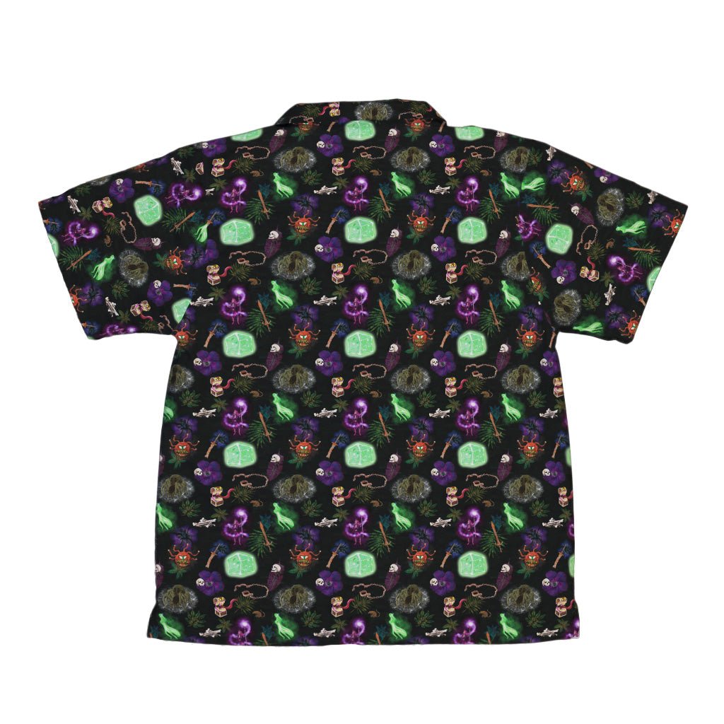 Dnd Dungeon Monsters Youth Hawaiian Shirt - YXS - -