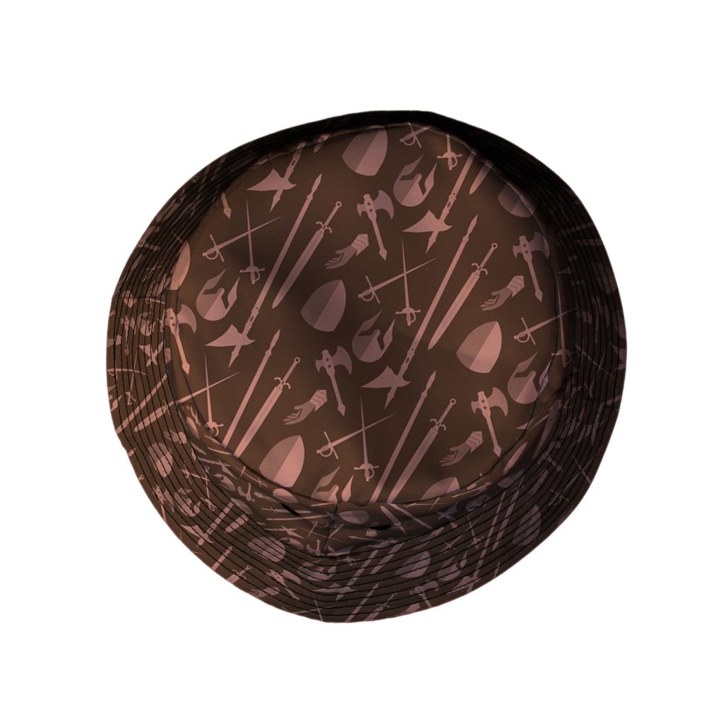 Dnd Fighter Class Bucket Hat - M - Black Stitching - -