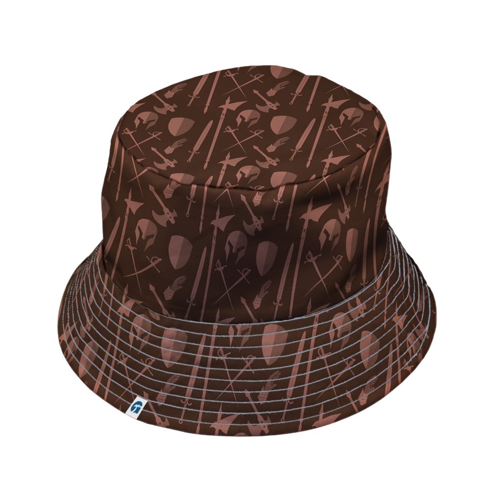 Dnd Fighter Class Bucket Hat - M - Black Stitching - -