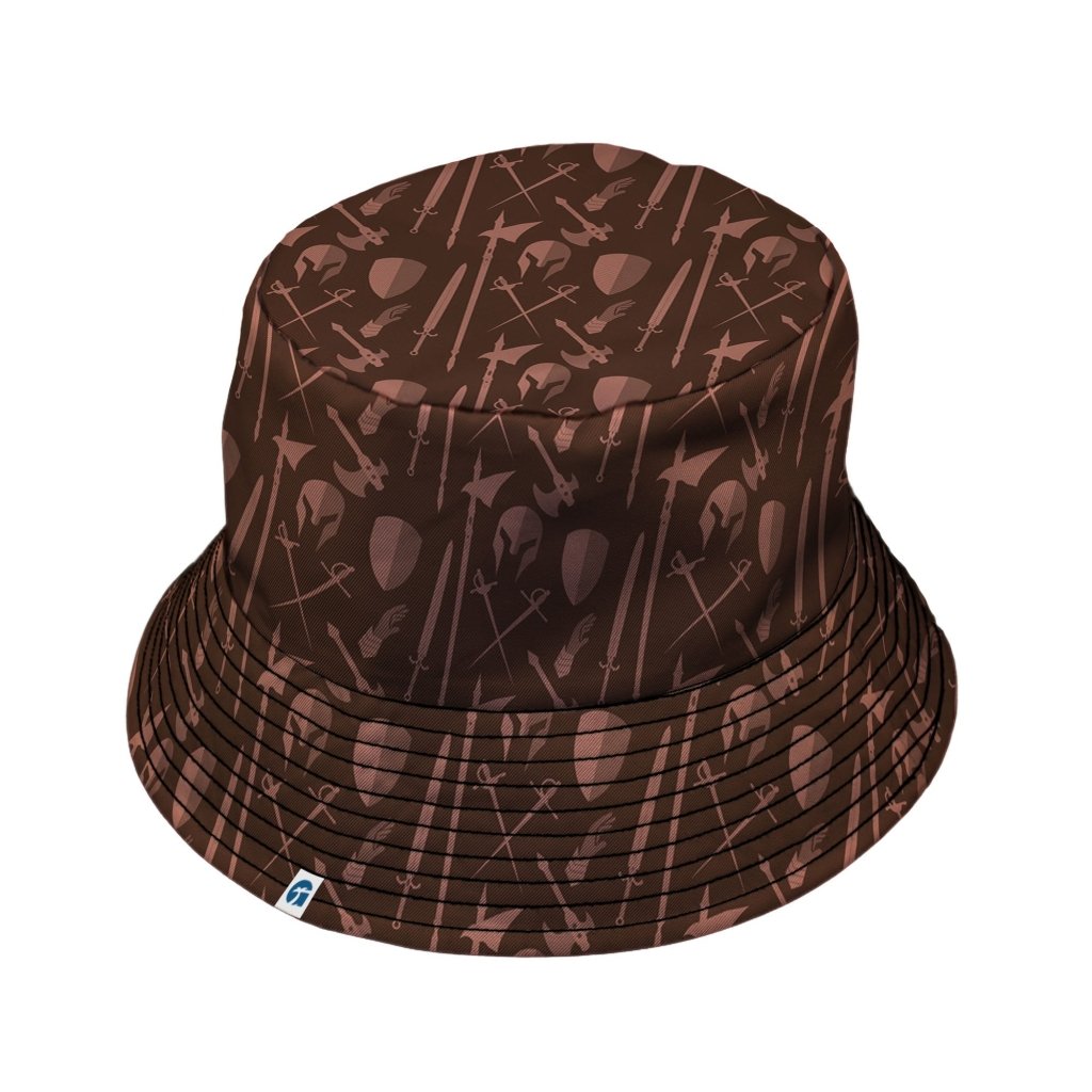 Dnd Fighter Class Bucket Hat - M - Grey Stitching - -