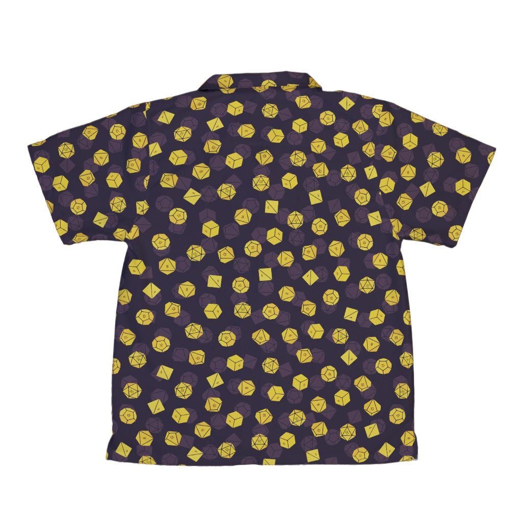Dnd High Roller Gold Dice Youth Hawaiian Shirt - YXS - -