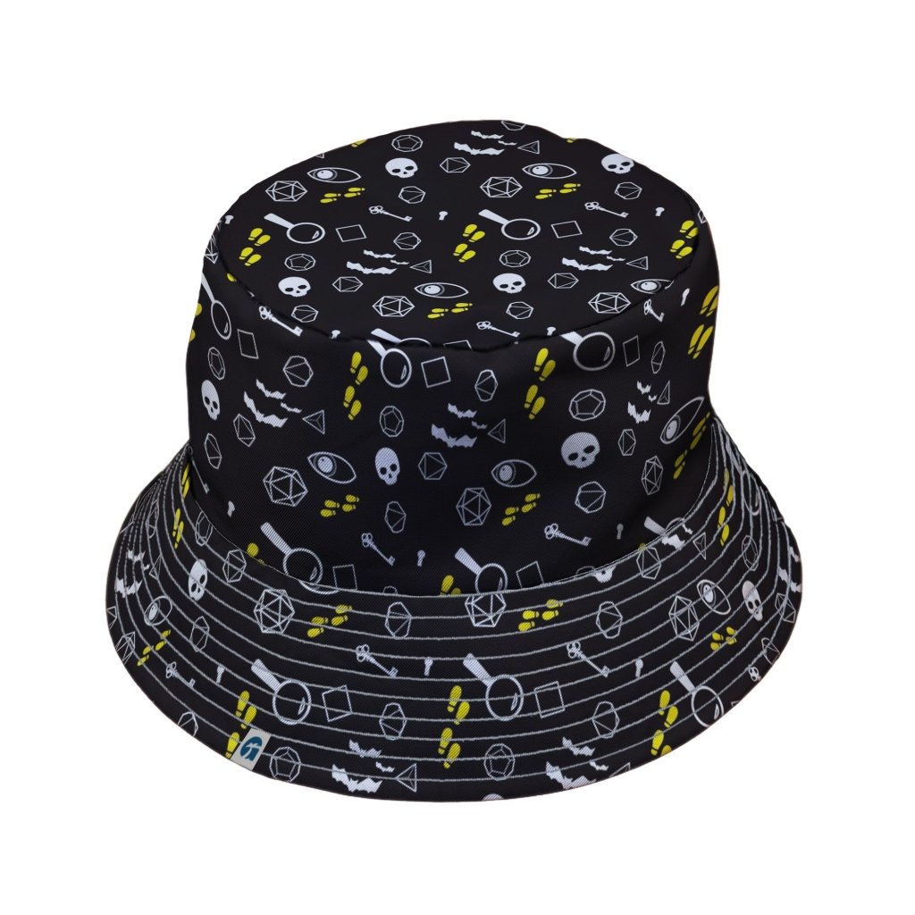 Dnd Horror Mystery Bucket Hat - M - Grey Stitching - -