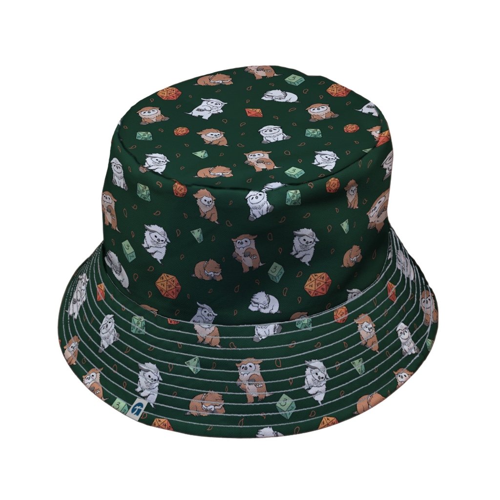 Dnd Owlbears Bucket Hat - M - Grey Stitching - -