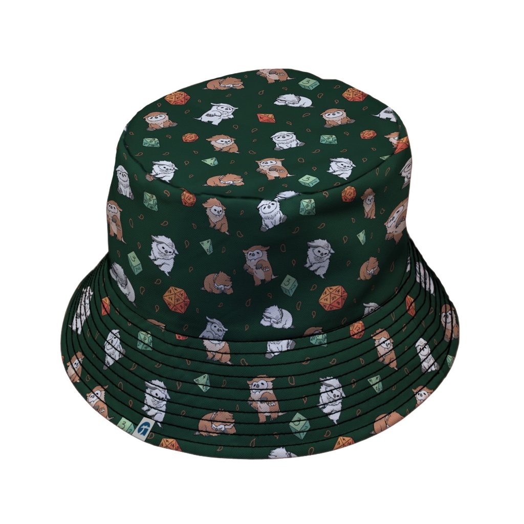 Dnd Owlbears Bucket Hat - M - Black Stitching - -