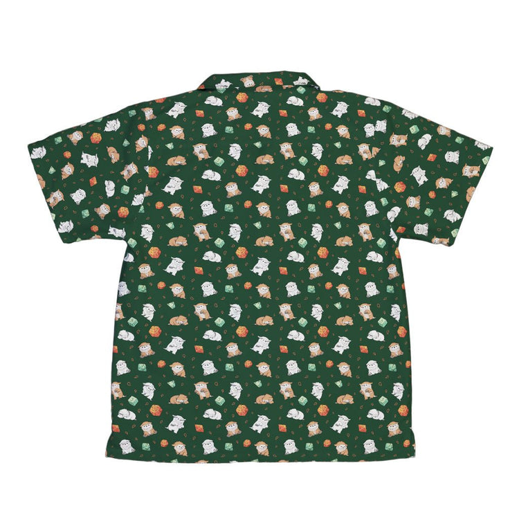 Dnd Owlbears Youth Hawaiian Shirt - YXS - -