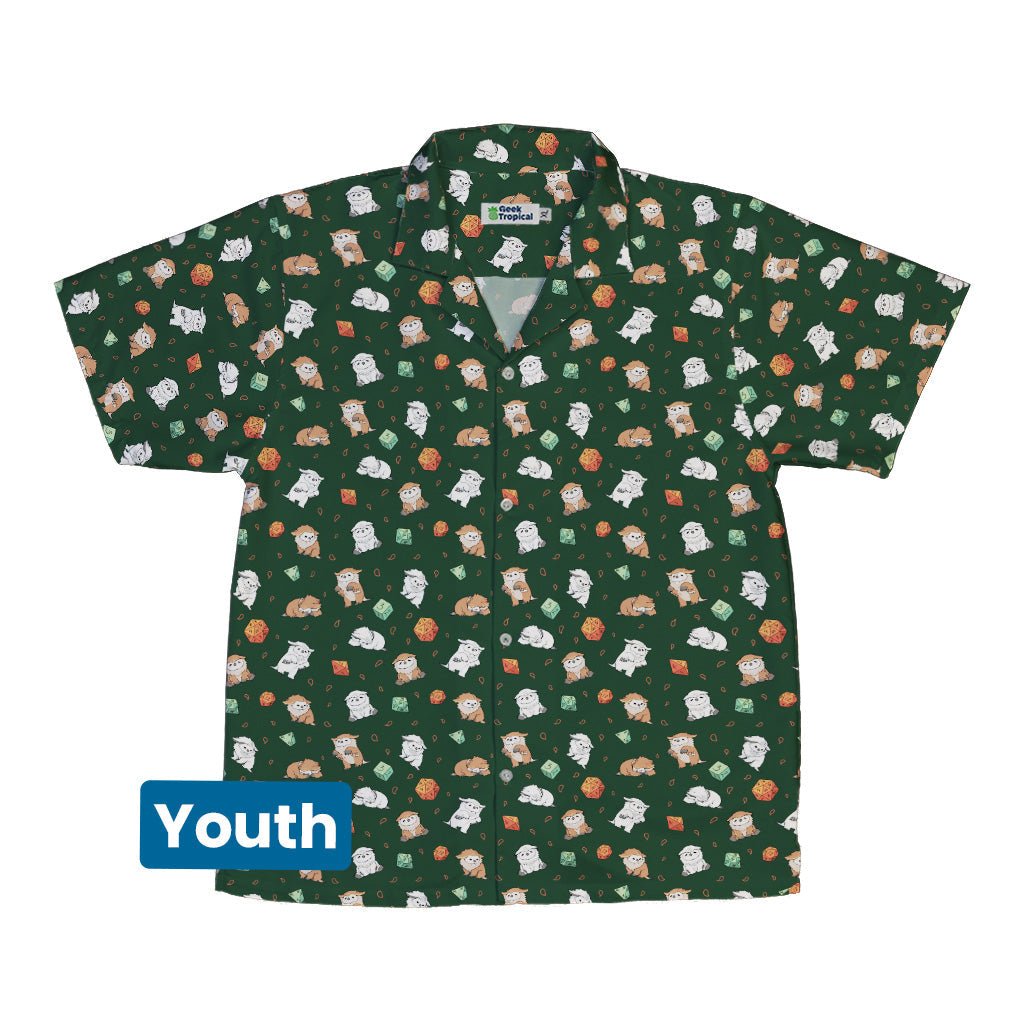 Dnd Owlbears Youth Hawaiian Shirt - YXS - -