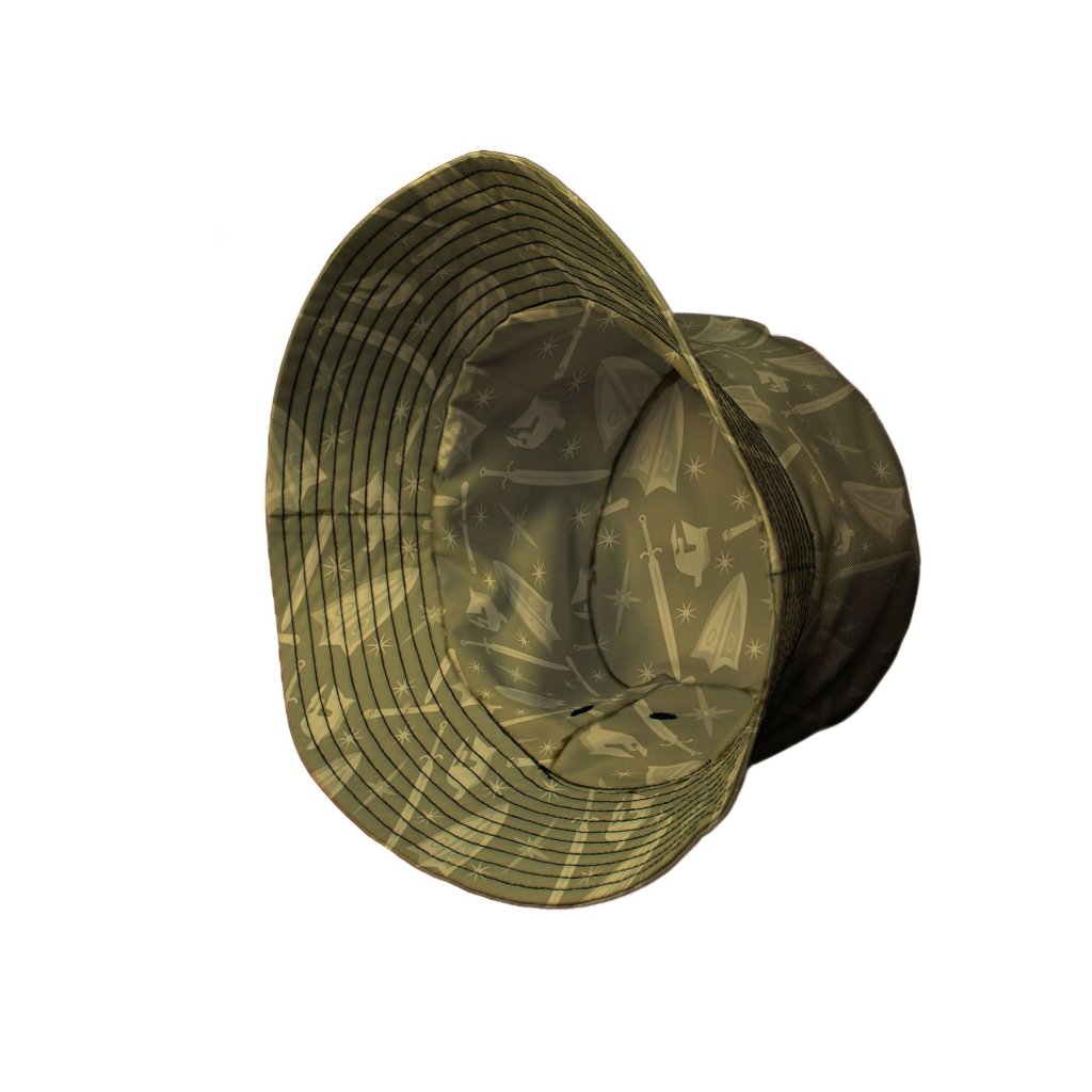 Dnd Paladin Class Bucket Hat - M - Black Stitching - -