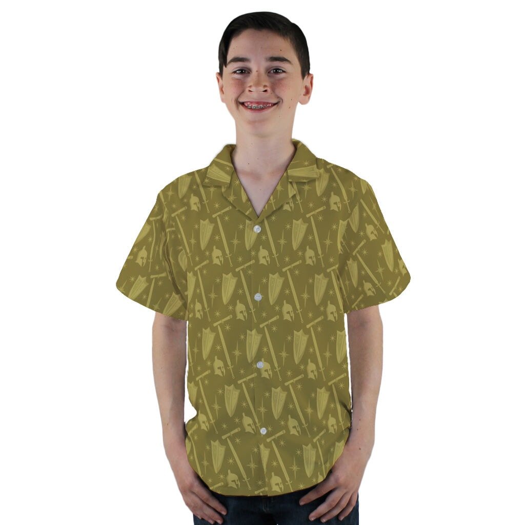 Dnd Paladin Class Youth Hawaiian Shirt - YL - -