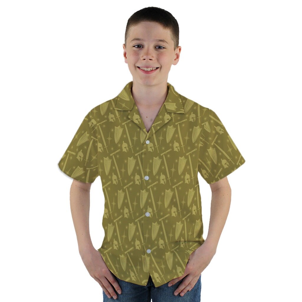 Dnd Paladin Class Youth Hawaiian Shirt - YM - -