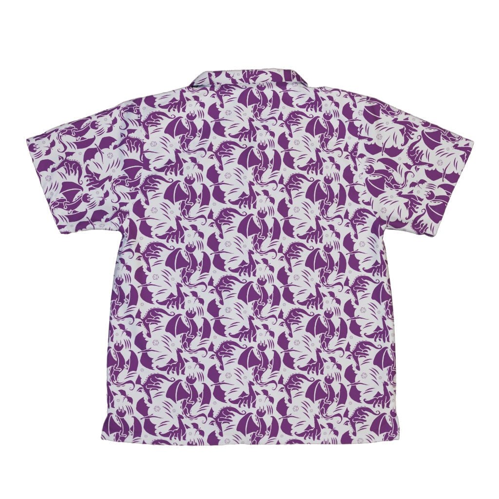 Dnd Purple Dragons Youth Hawaiian Shirt - YXS - -