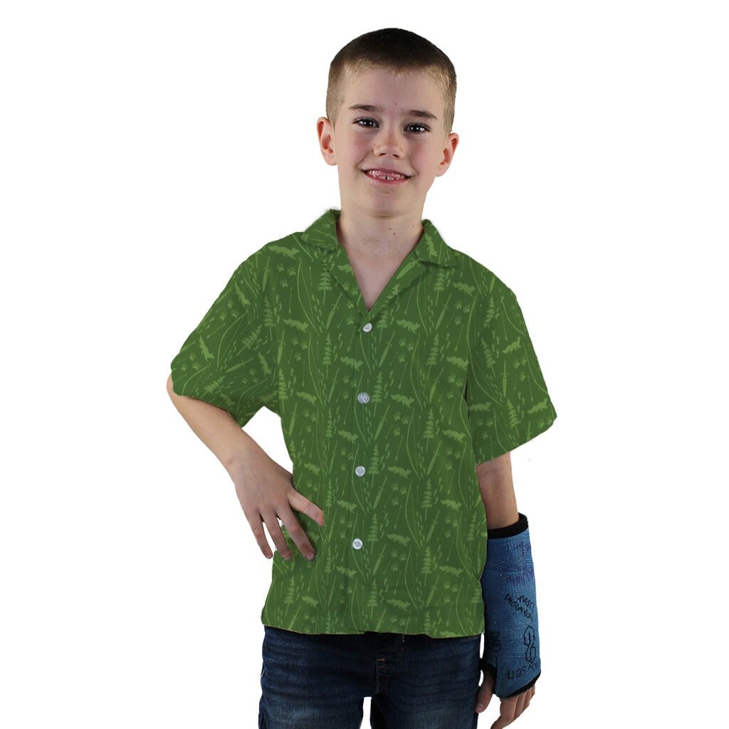 Dnd Ranger Class Youth Hawaiian Shirt - YXS - -