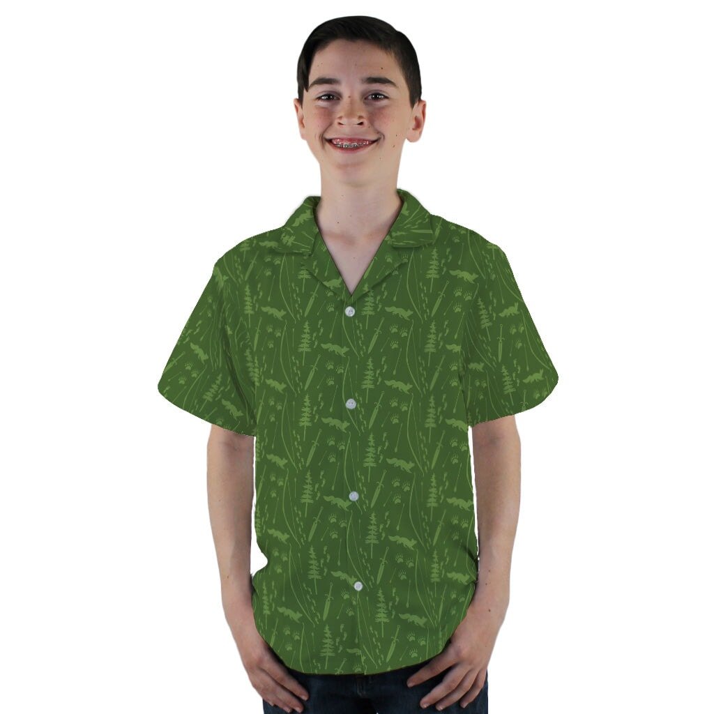 Dnd Ranger Class Youth Hawaiian Shirt - YL - -